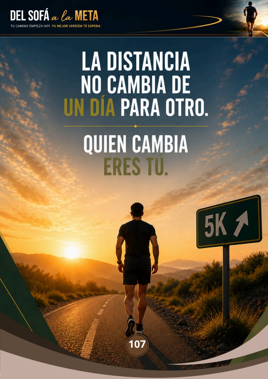 Página motivacional sobre completar los primeros 5K